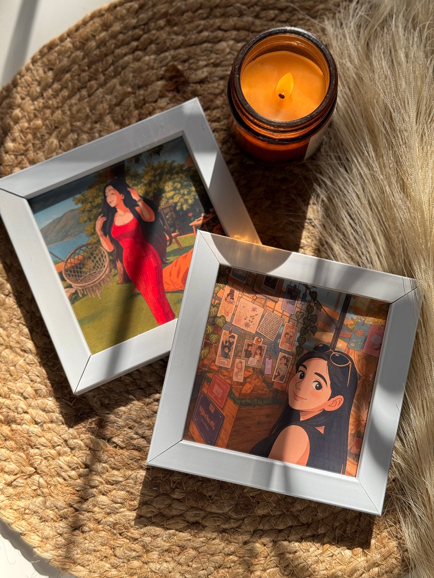Ghibli Portrait Mini Photo Frame