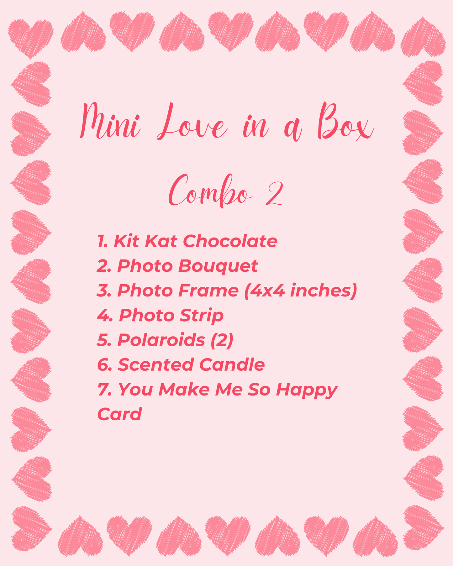 Mini Love in a Box- Valentine's Gift Box For Her