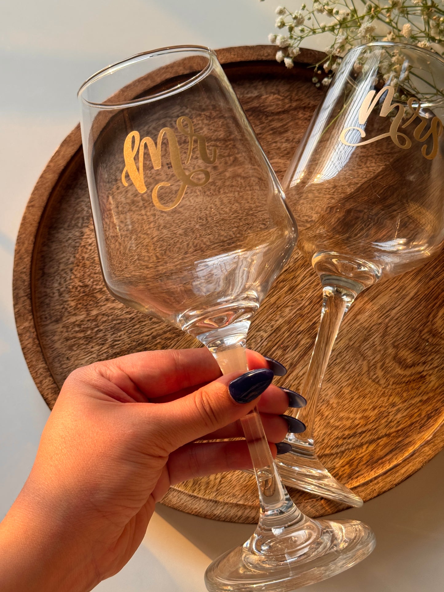 Personalised Wine Glass Set
