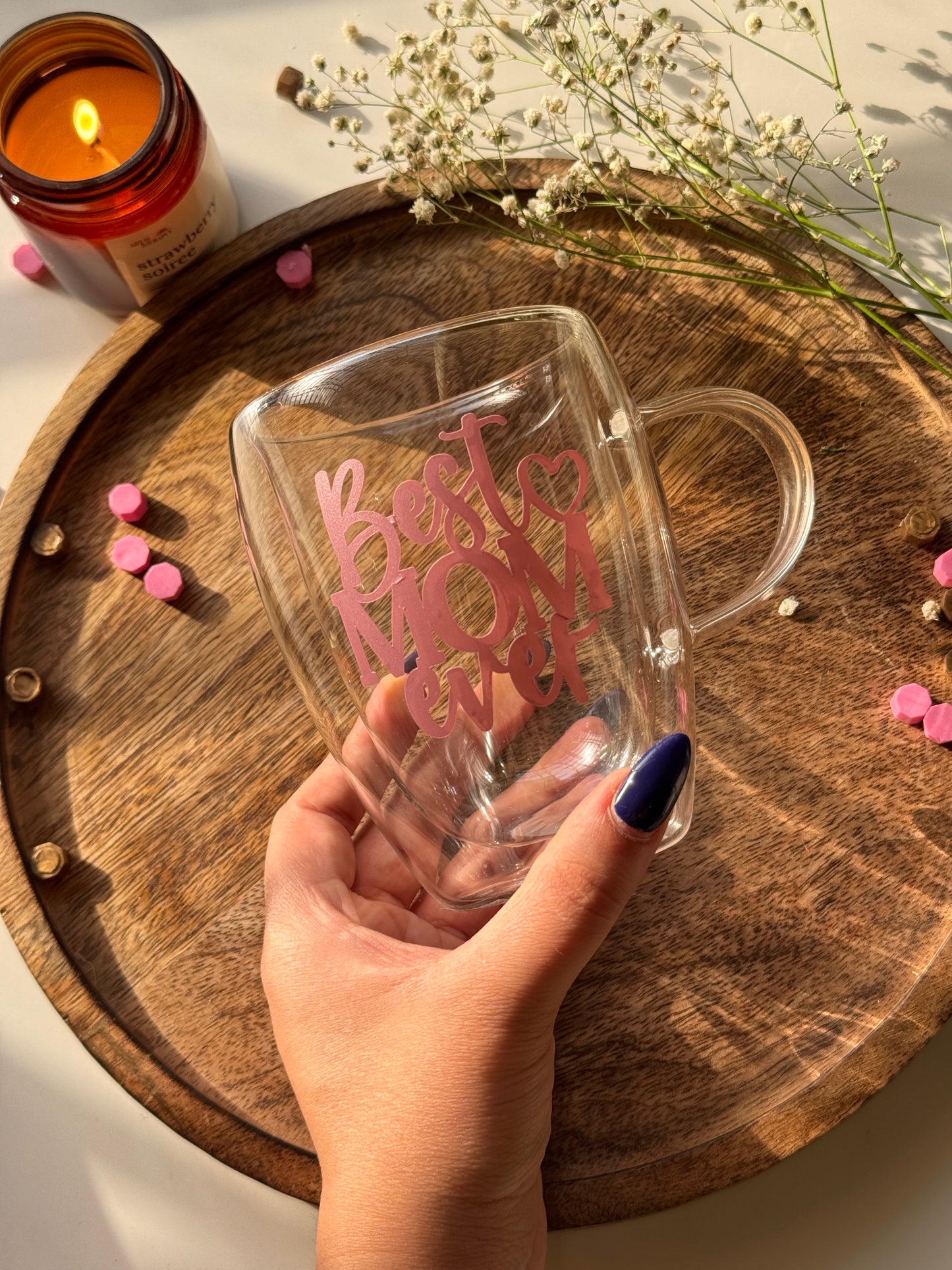 Best Mom Ever Glass Mug