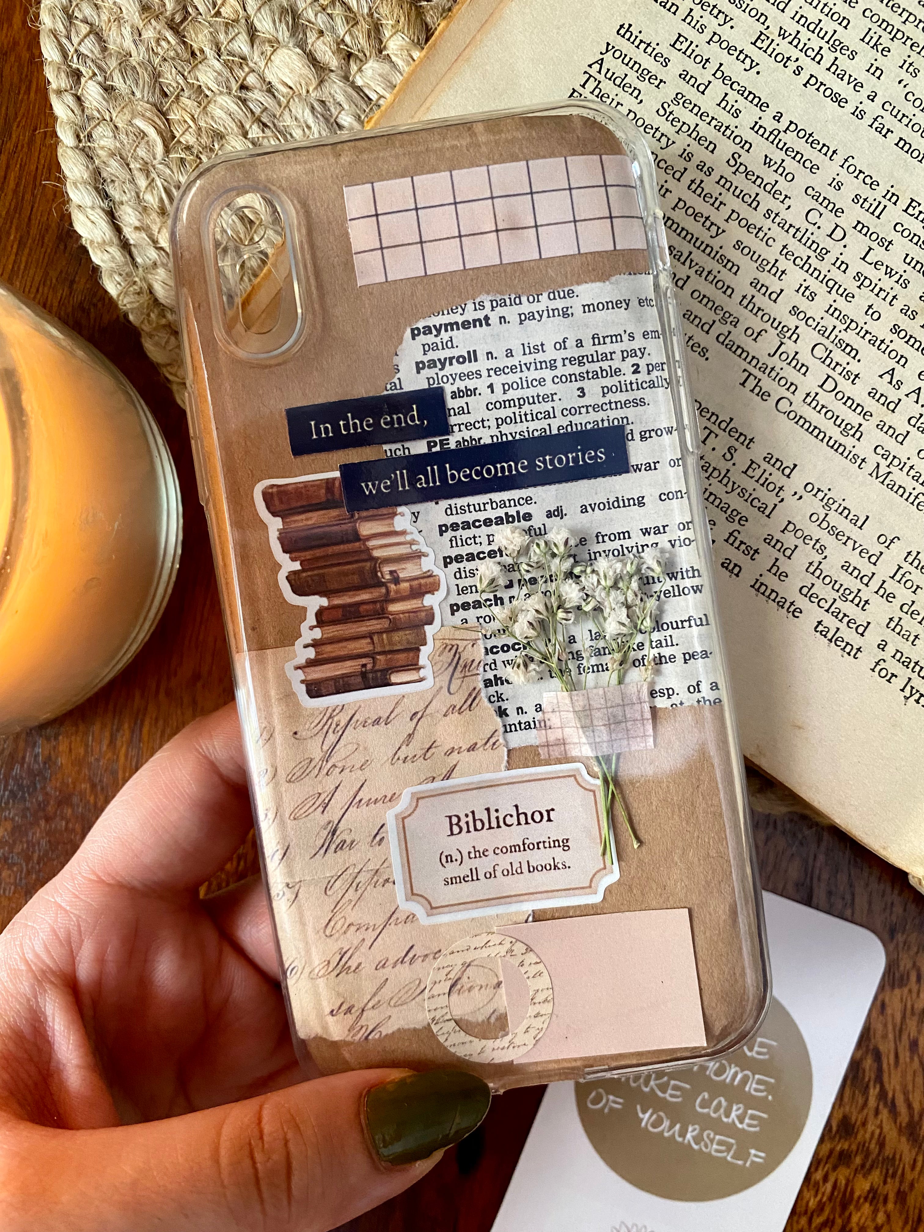 Book Lover's Phone Case Artastherapyy Book Lover's Phone Case Artastherapyy