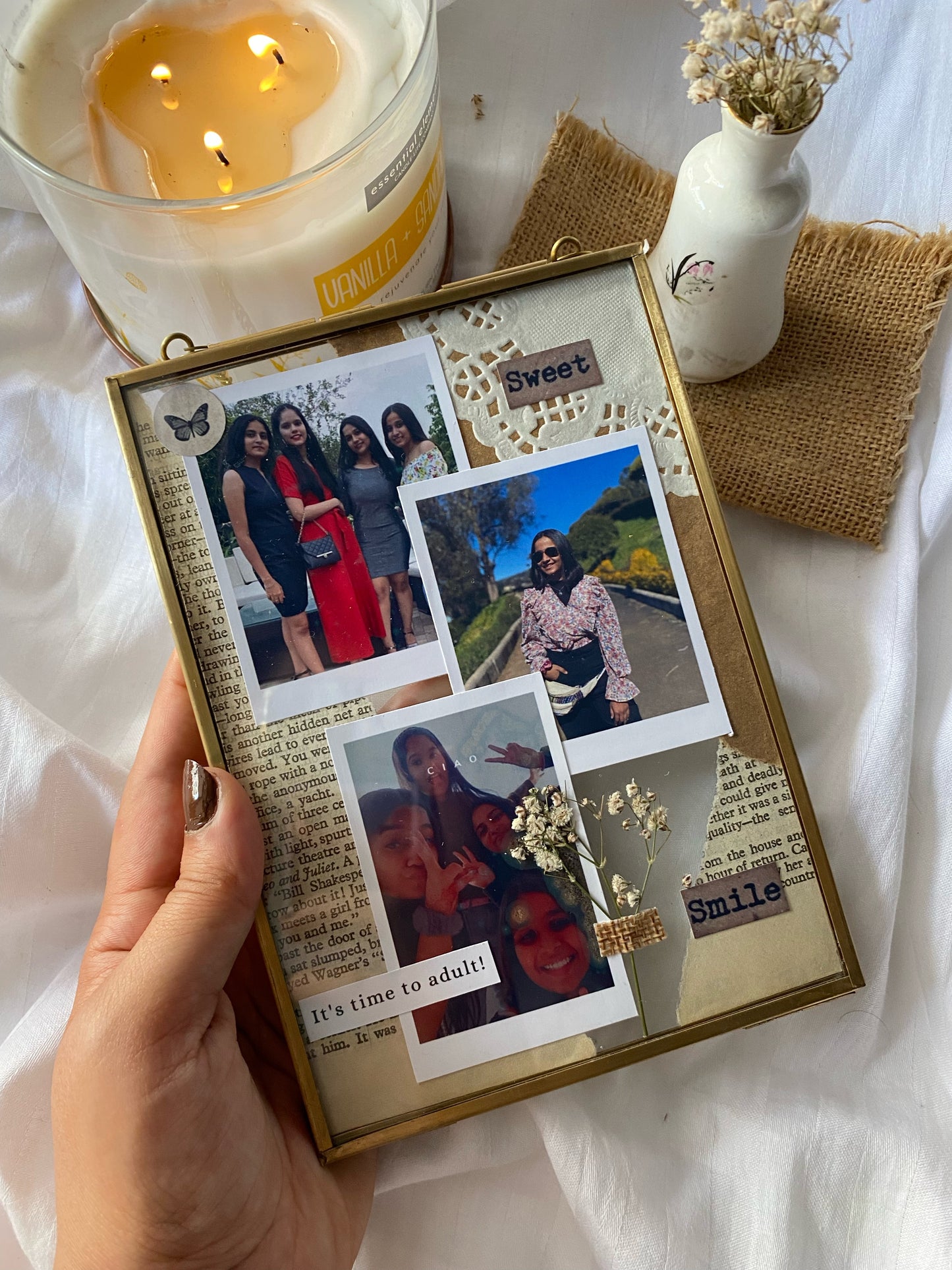 Rectangle Brass Frame