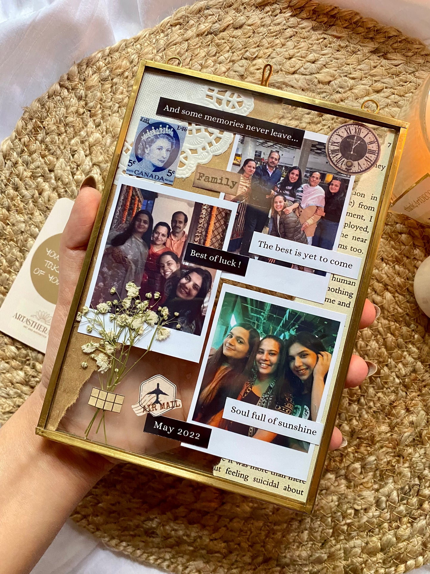 Rectangle Brass Frame