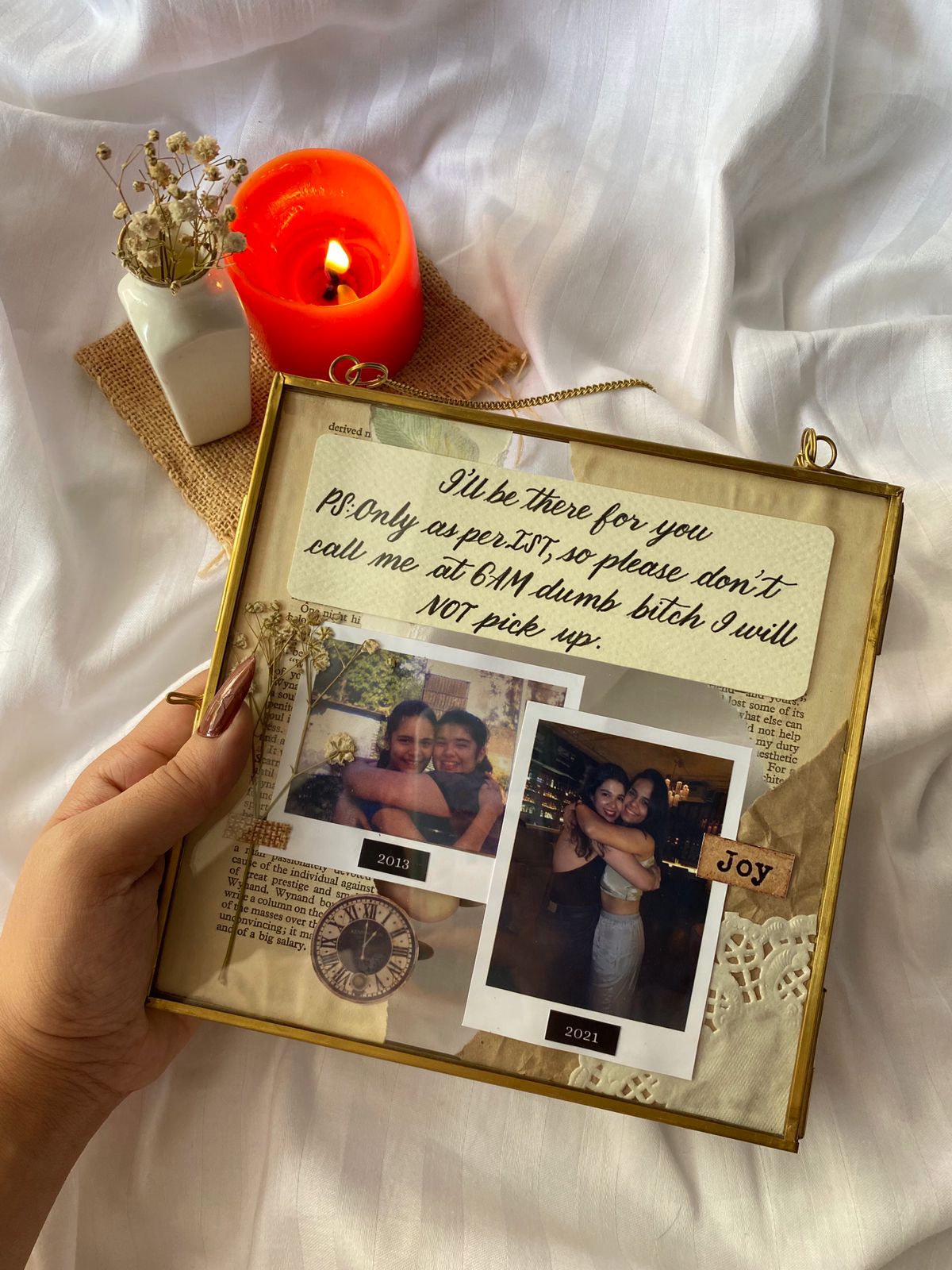 Classic Square Brass Frame
