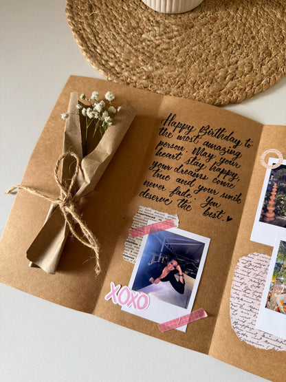 Vintage Flap Greeting Card