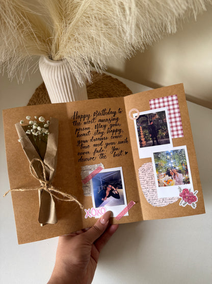 Vintage Flap Greeting Card