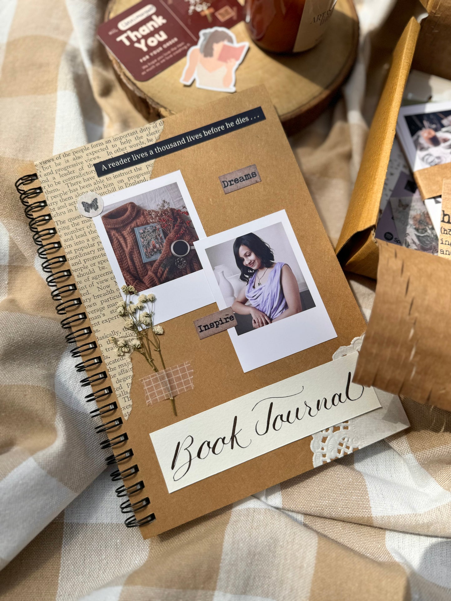 Customised Journal and Journaling Kit Combo