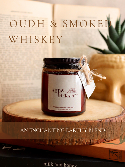 Oudh & Smoked Whiskey Scented Candle