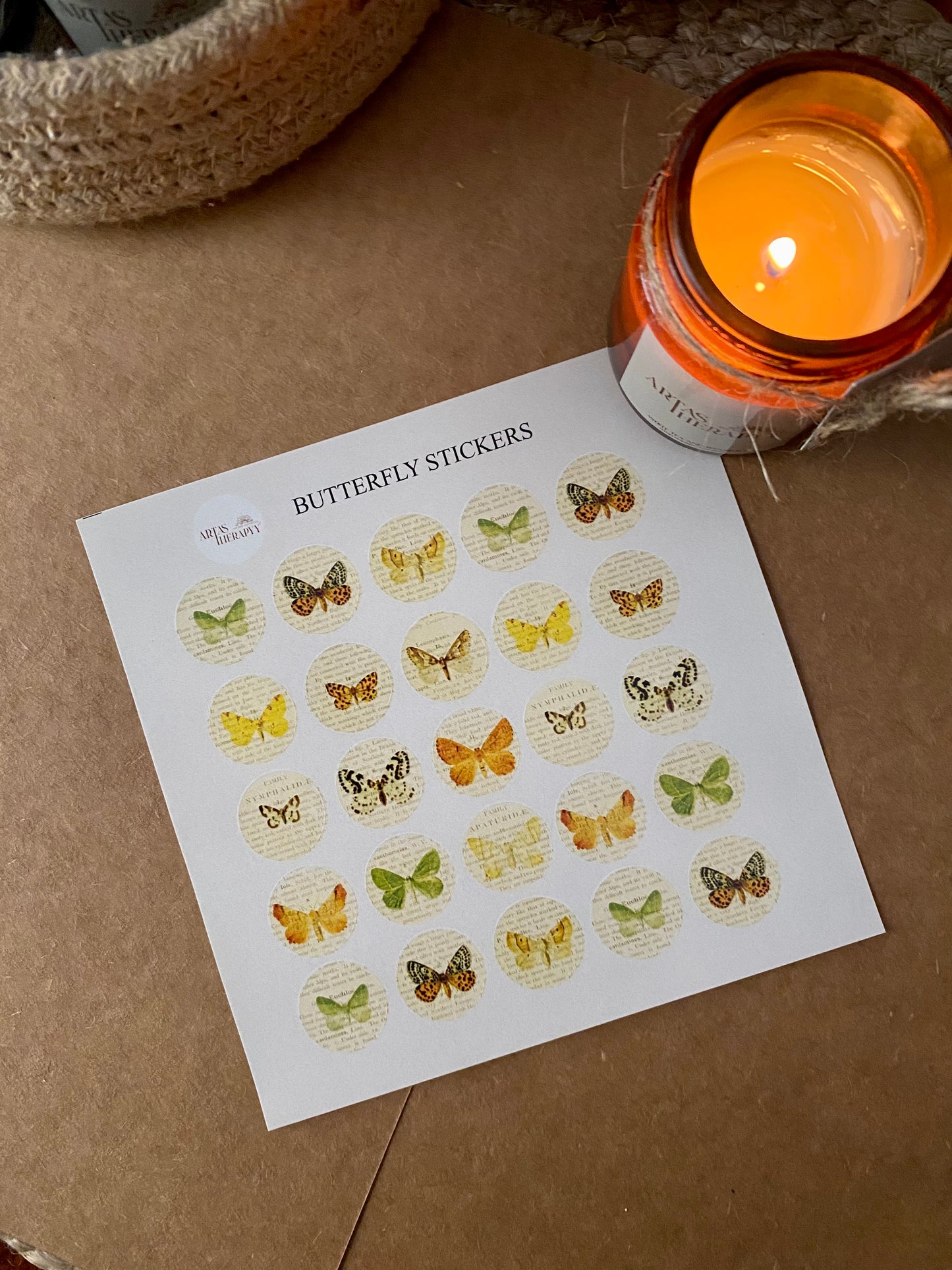 Butterfly Sticker Sheet