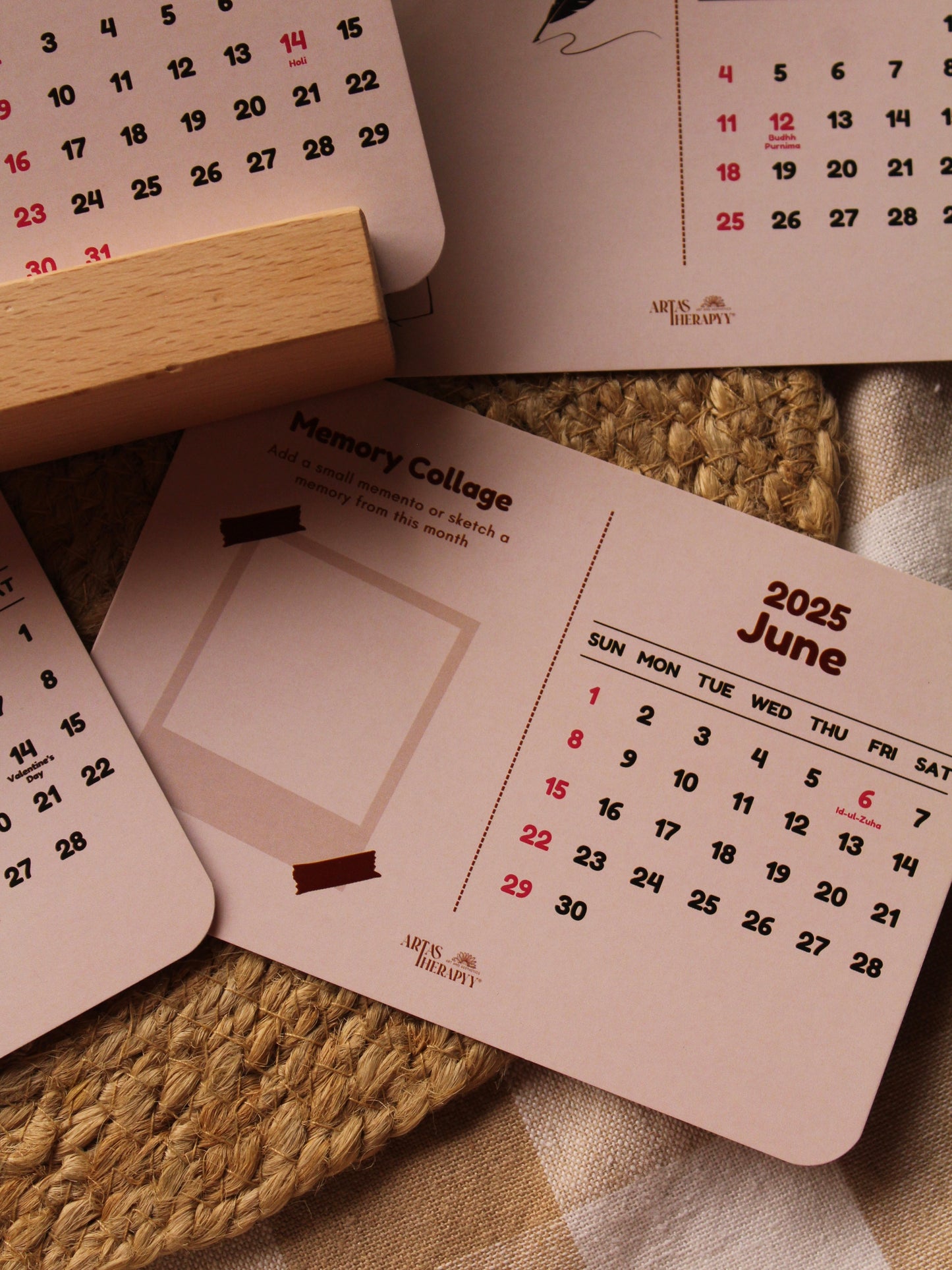 Interactive Desk Calendar-2025