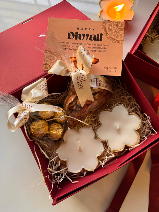 Diwali Celebration Gift Box- Filled with Sweetness and Almonds