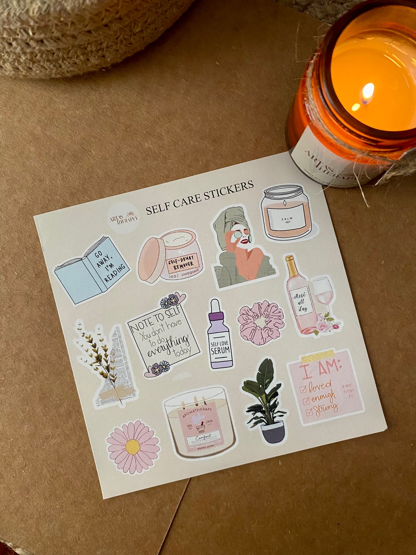 Self-Care Sticker Sheet