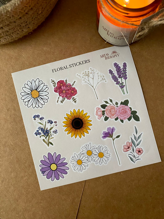Floral Sticker Sheet-2