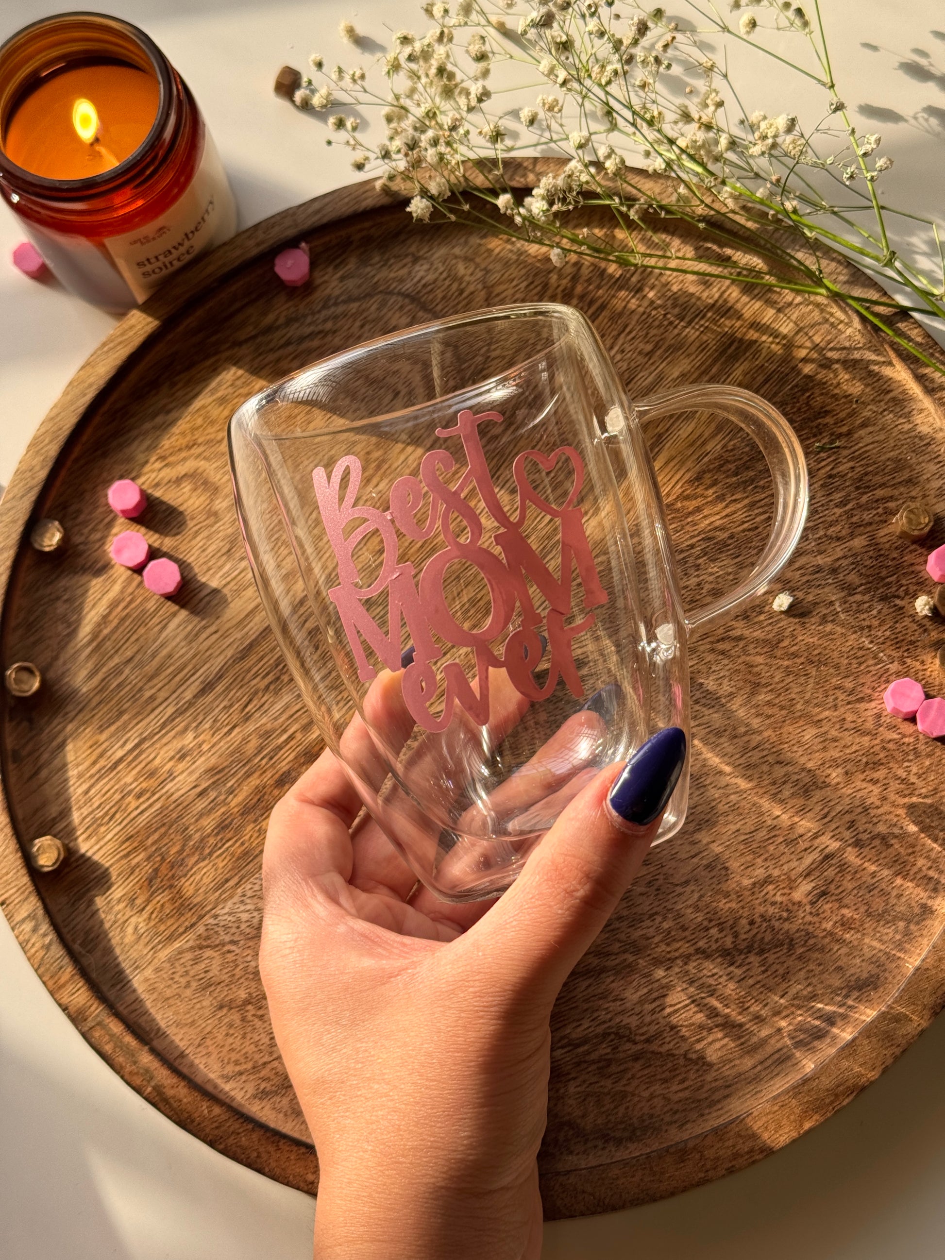 Best Mom Ever Glass Mug