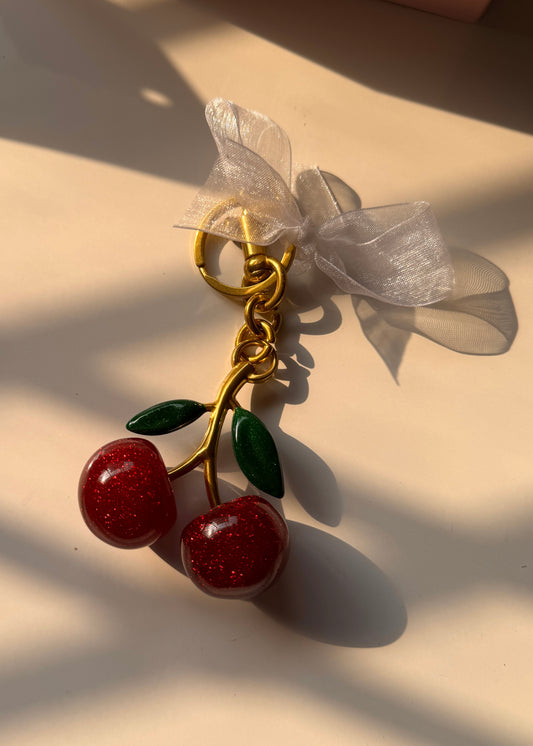 Cherry Bag Charm