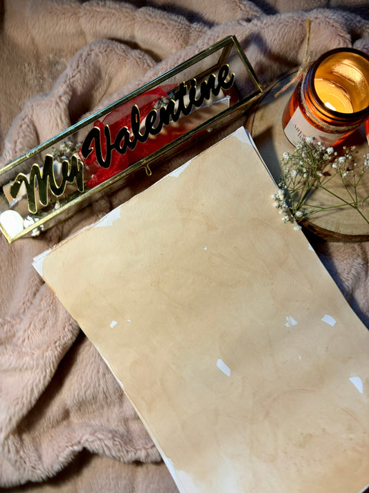 DIY Letter Scroll Box Kit