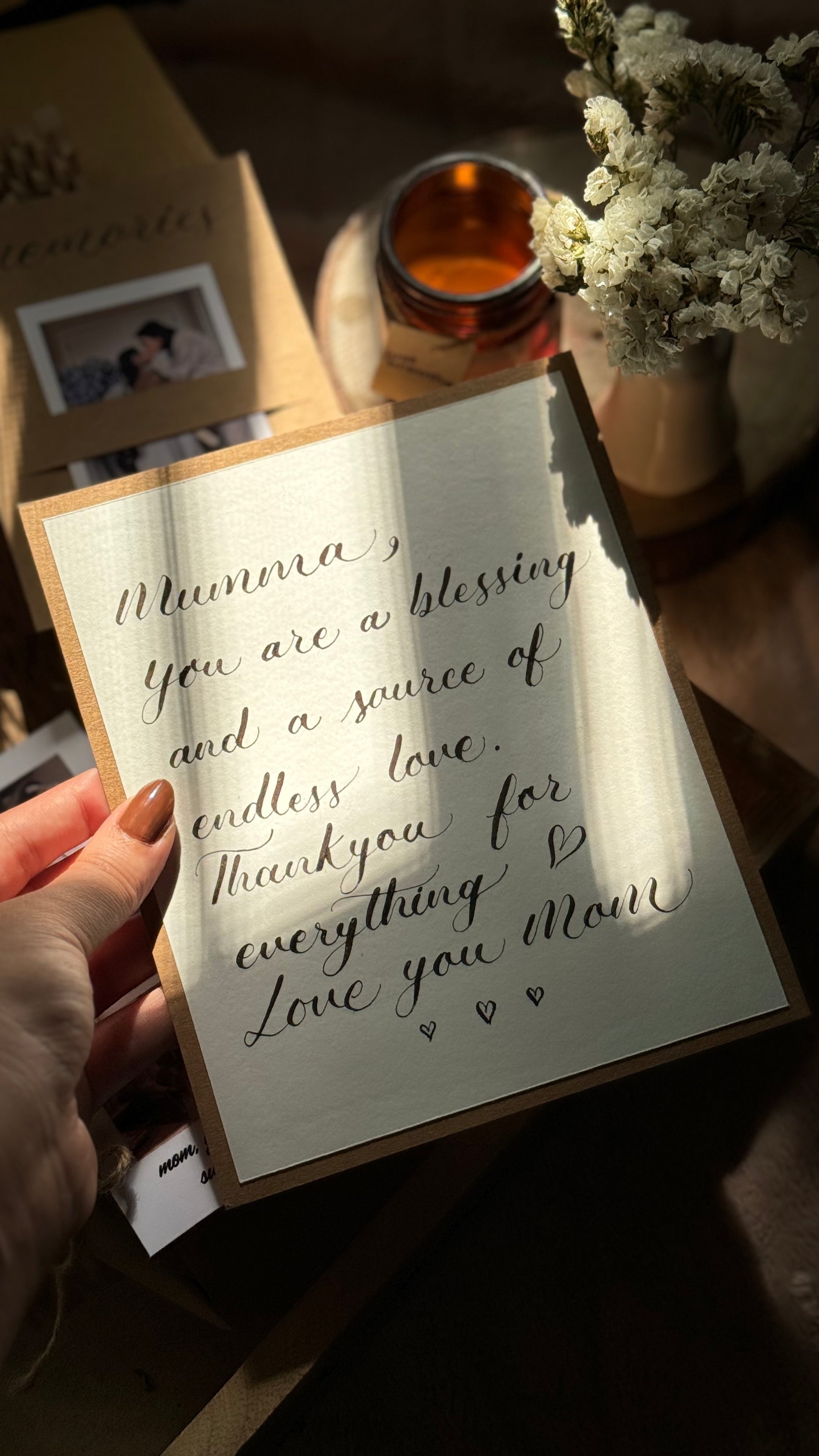 Handwritten Letter Card
