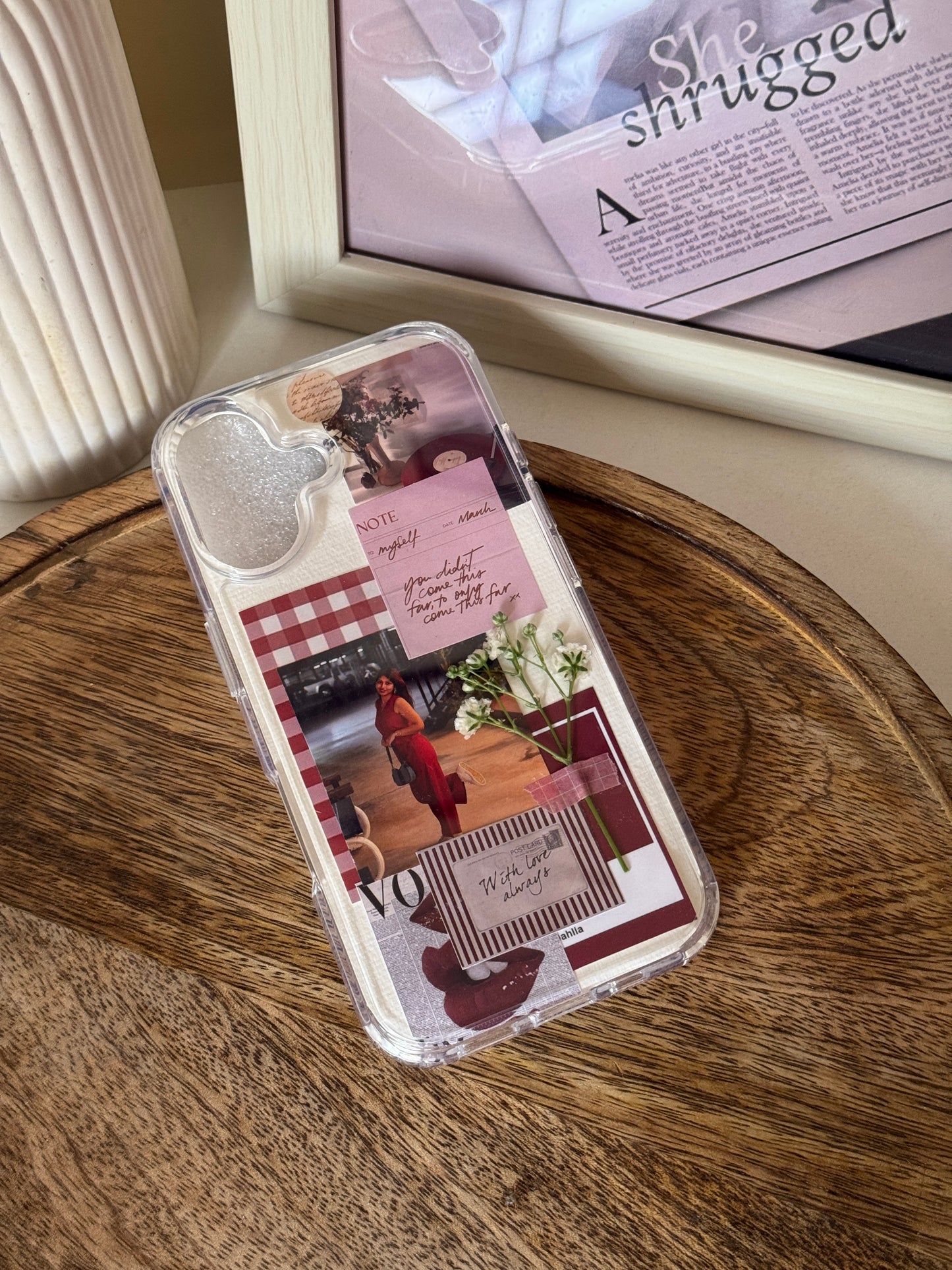 Crimson Red Aesthetic Phone Case