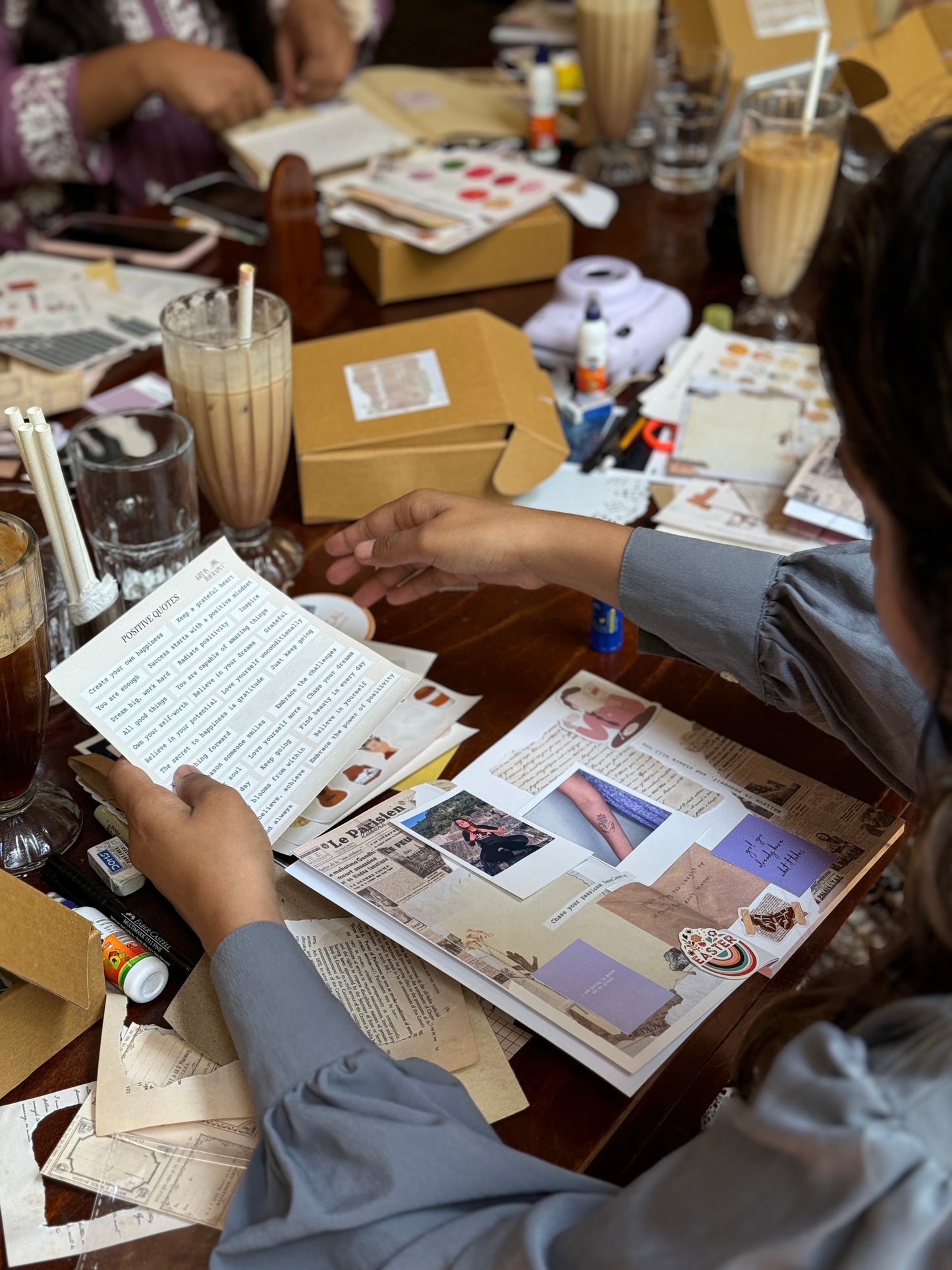 Offline Creative Journaling & Coffee Workshop