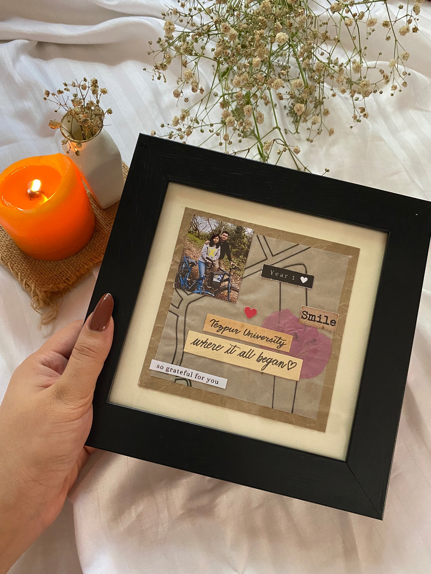 Vintage Memory Map Frame