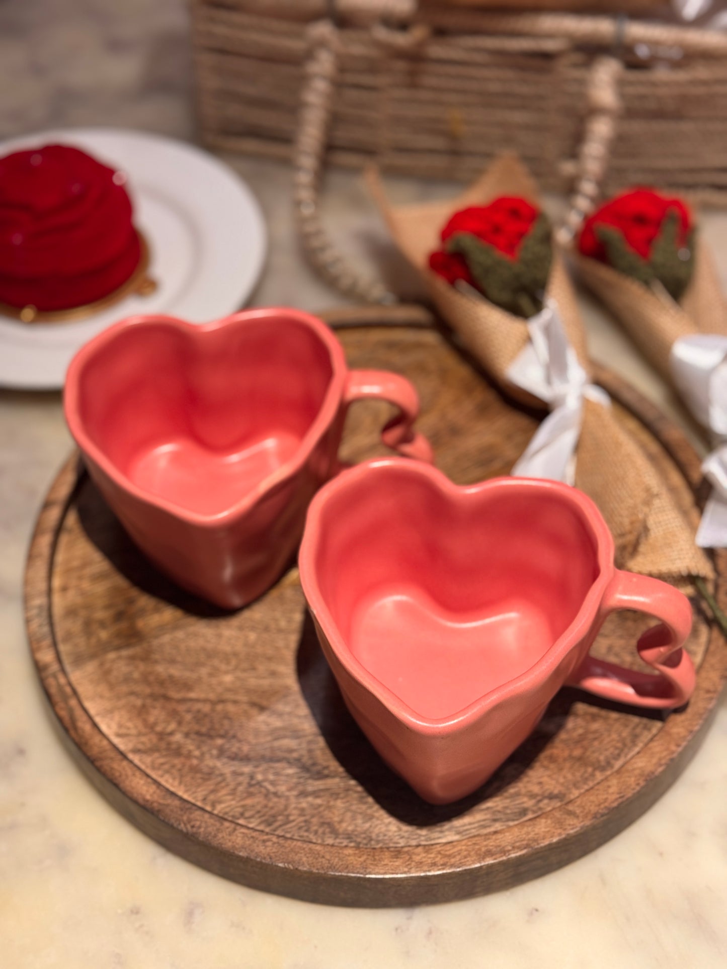 Heart Mug Set