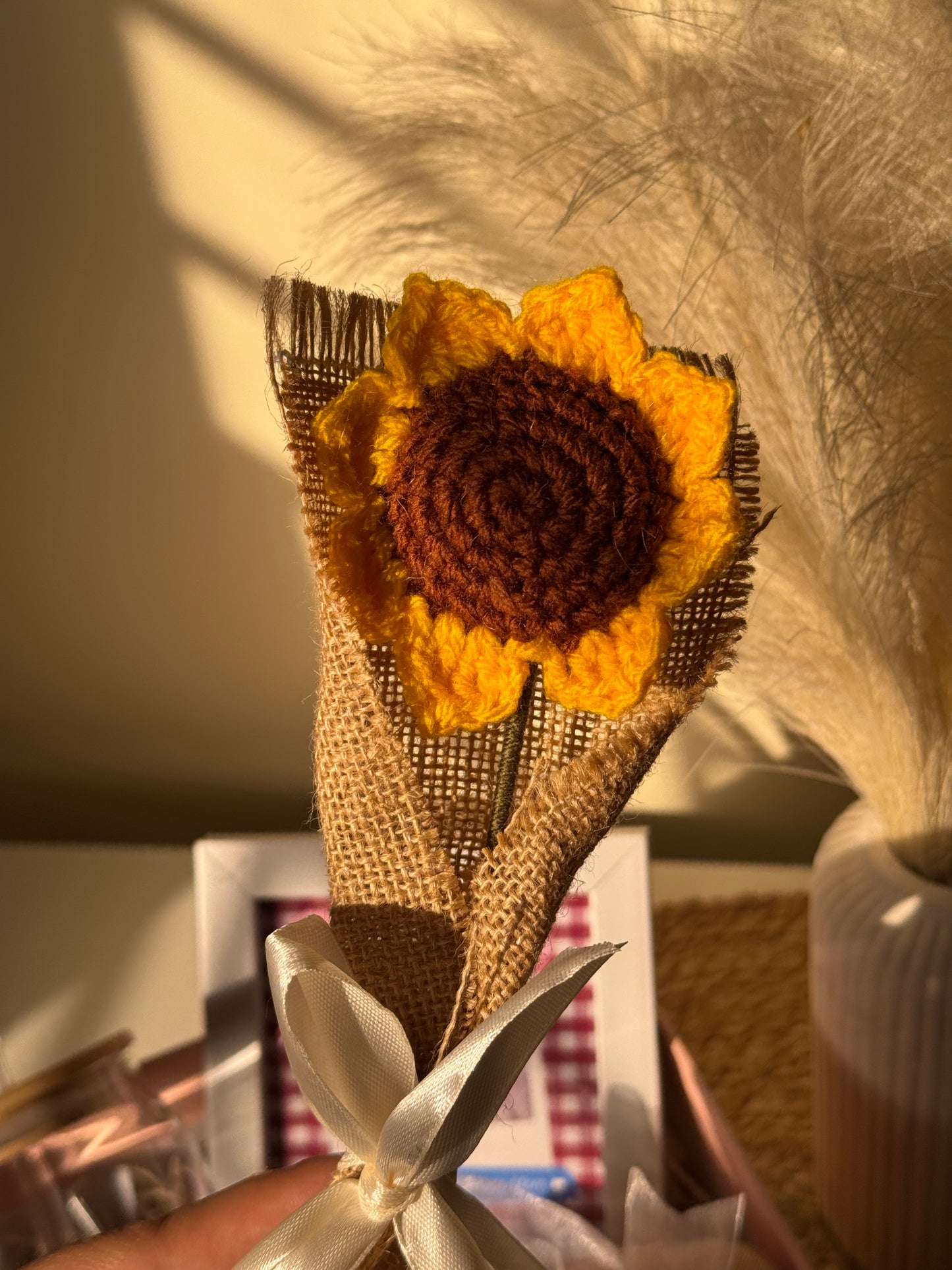 Crochet Sunflower Bouquet