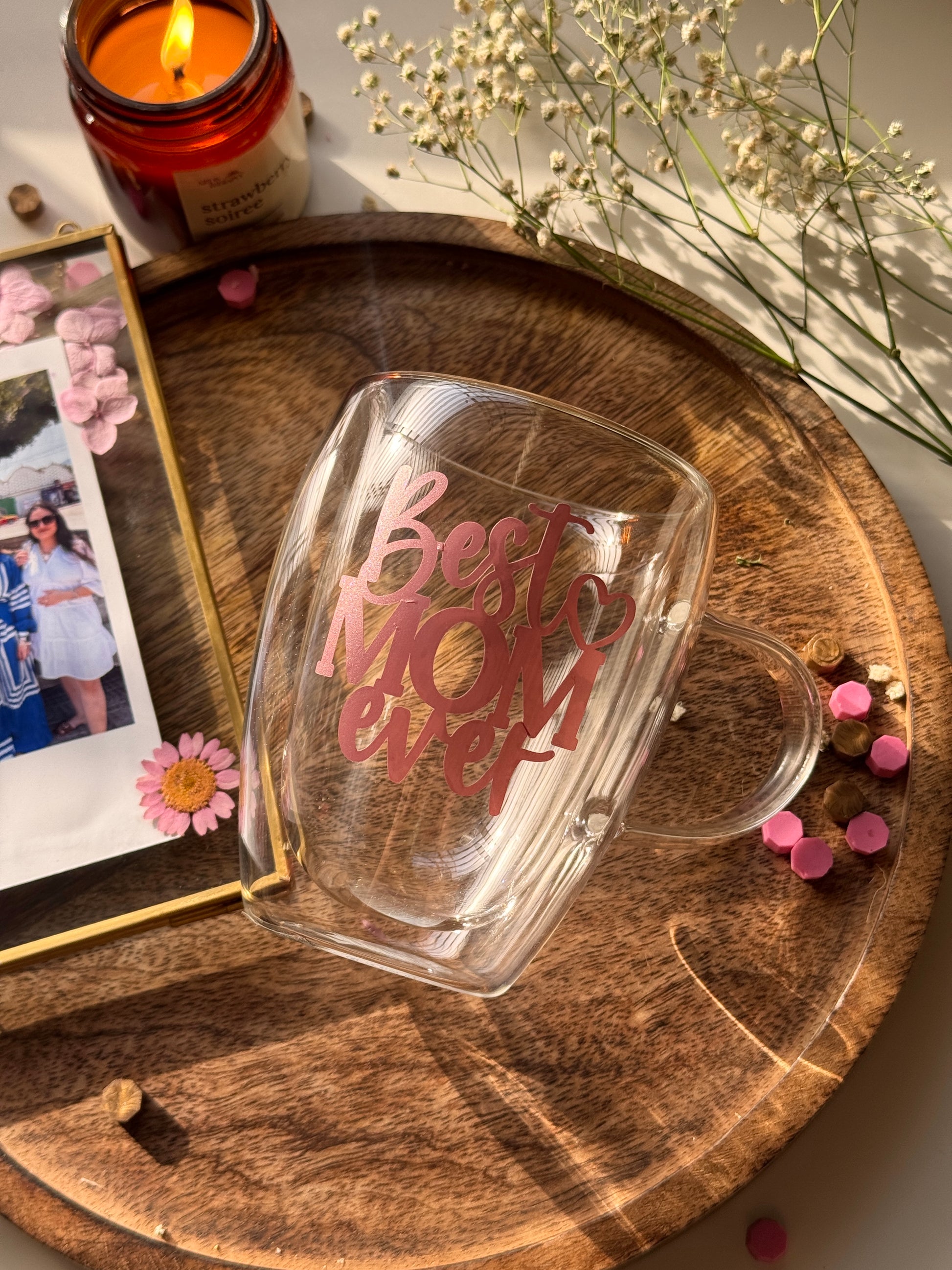 Best Mom Ever Glass Mug