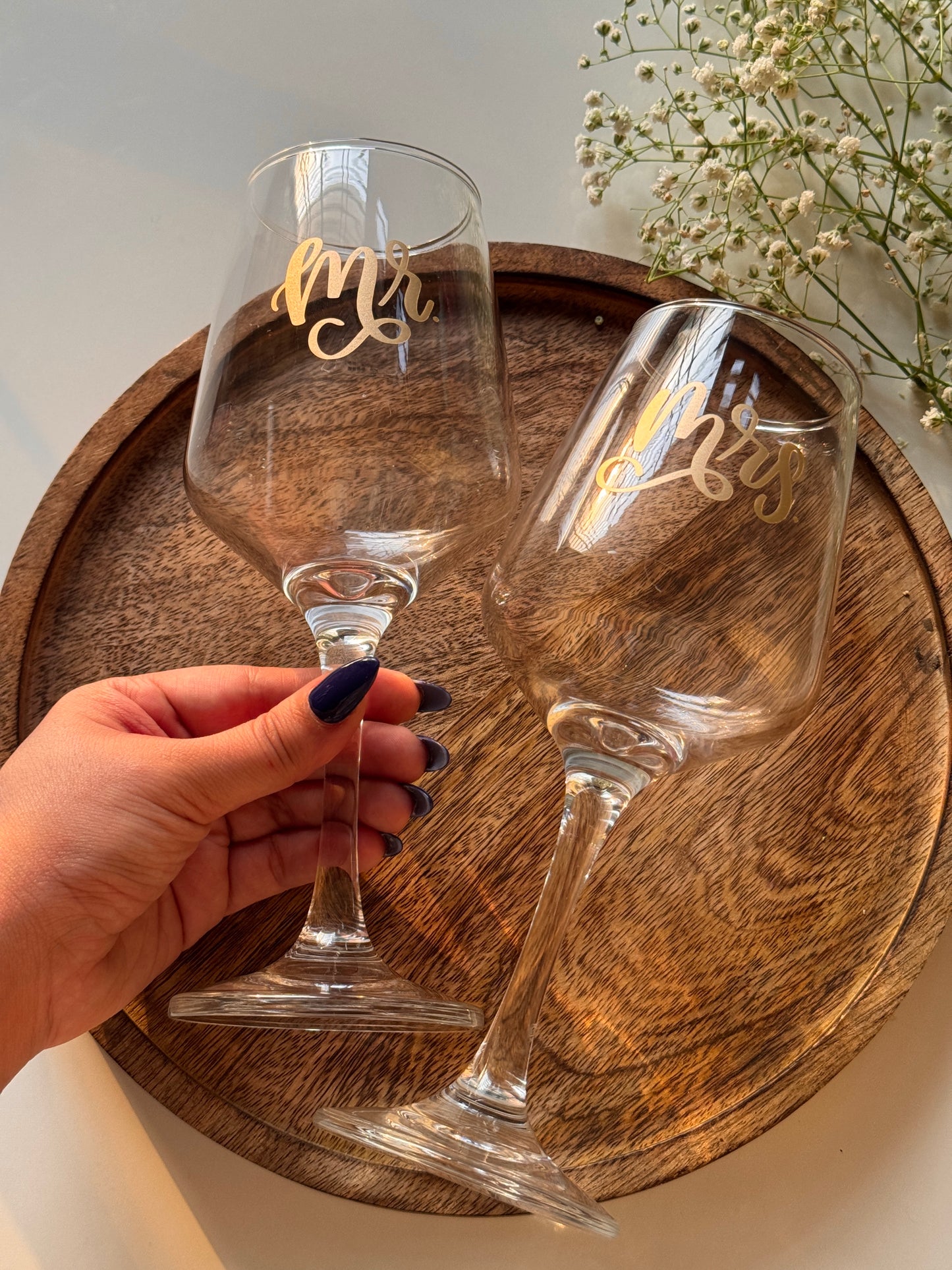 Personalised Wine Glass Set