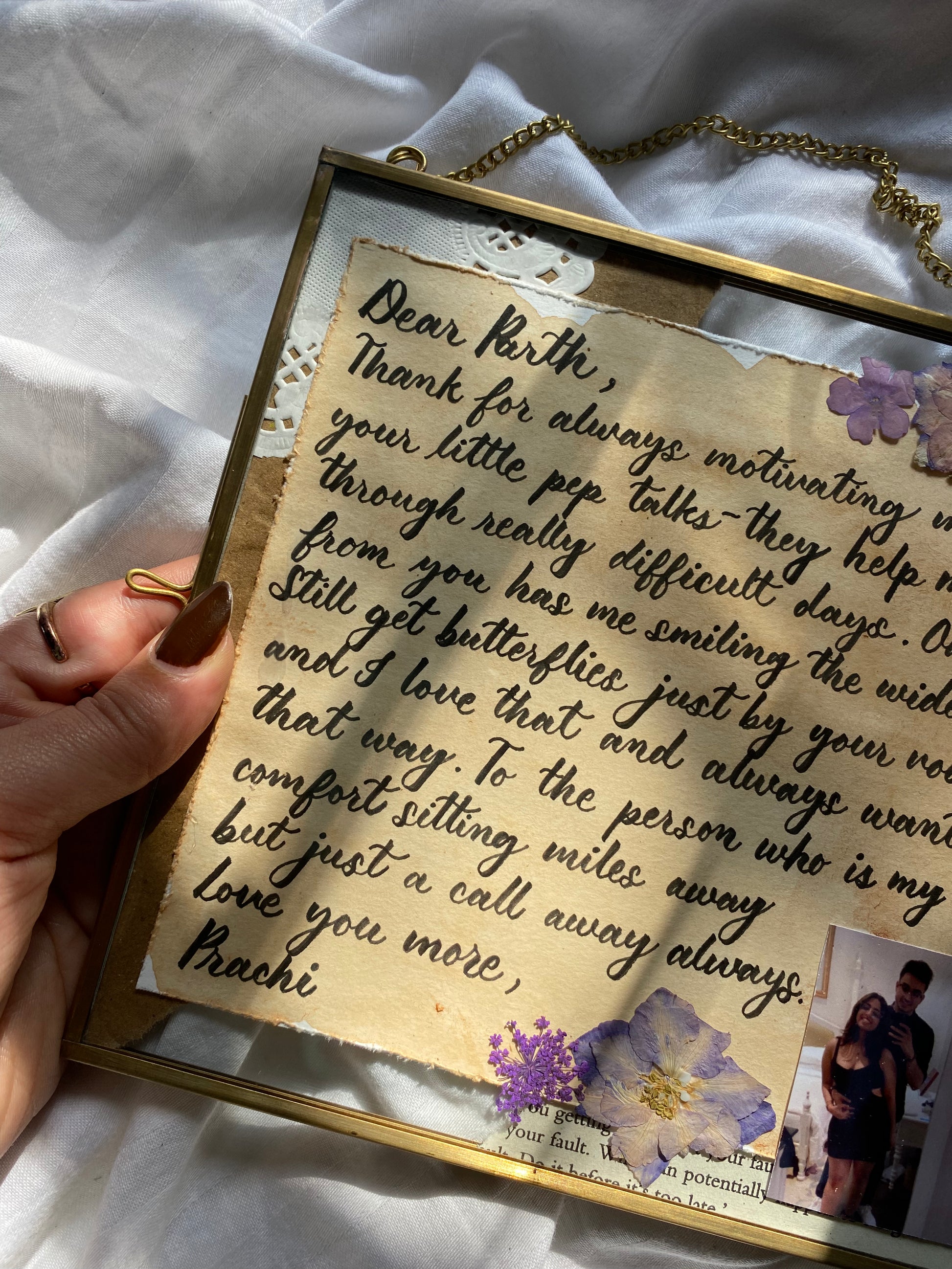 Latter Frame Square Letter Brass Frame – Artastherapyy®