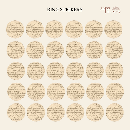 Ring Sticker Sheet