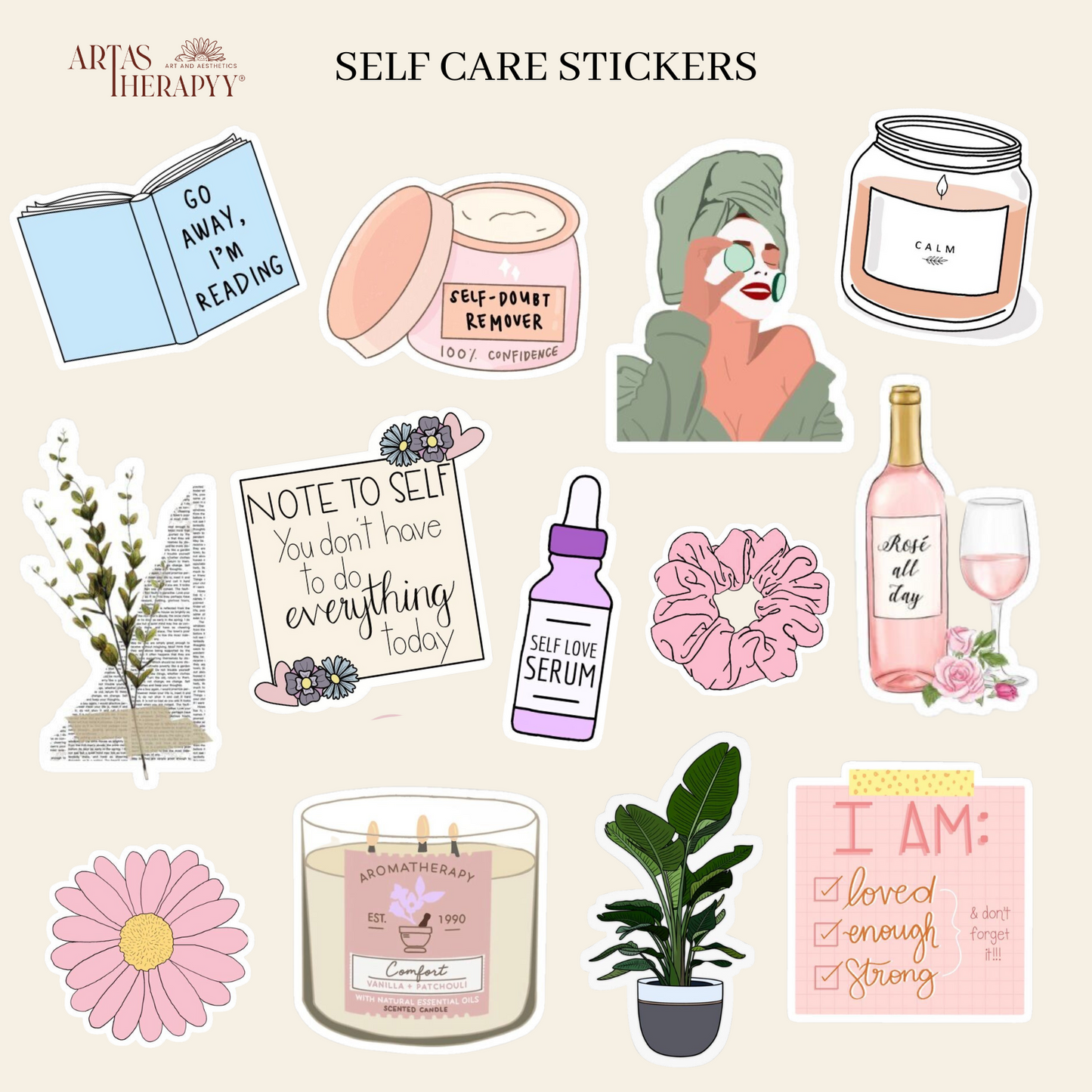 Self-Care Sticker Sheet