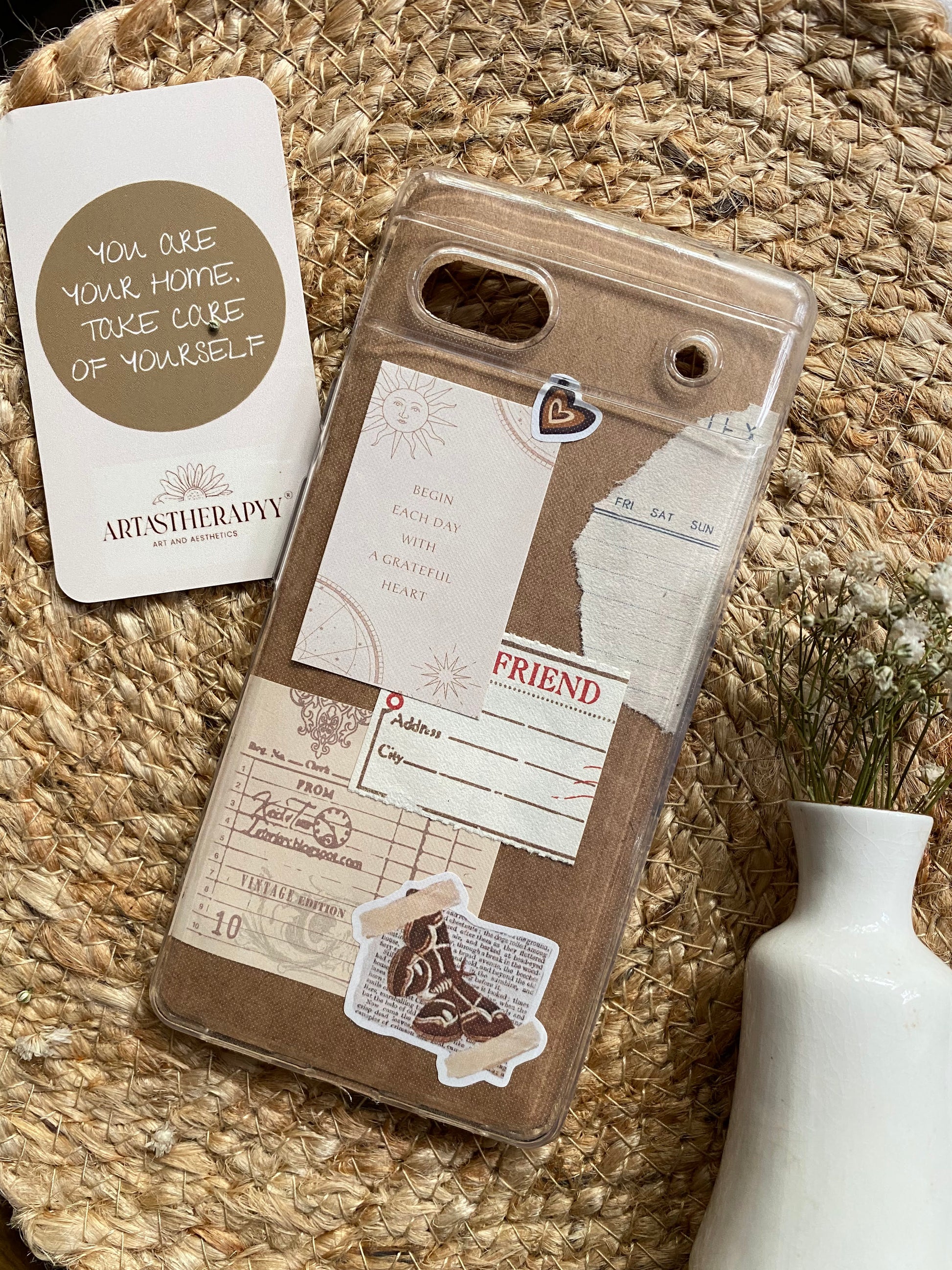 Brown Aesthetic Phone Case