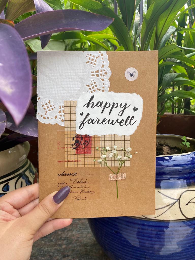 Farewell Greeting Card